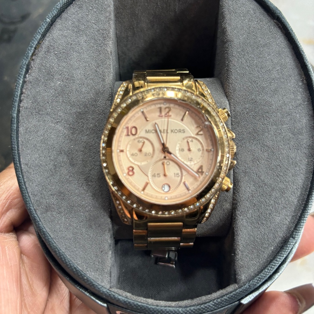 Rose Gold Michael Kors Watch